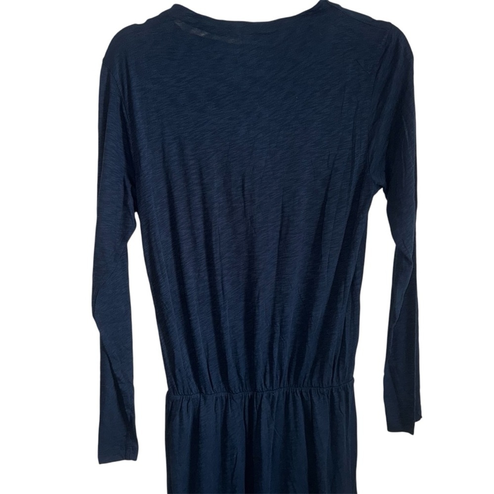 NWT Size M Anthropologie Stateside Long Maxi Navy Blue Dress with Slit